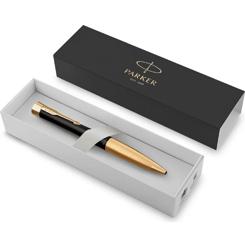 Parker Urban Premium Ballpoint Twist Pen Muted Trim Gift Box  (Black Gold) - Image 2
