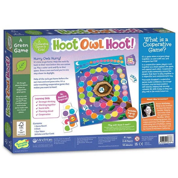 Peaceable Kingdom Hoot Owl Hoot! Game - Image 2