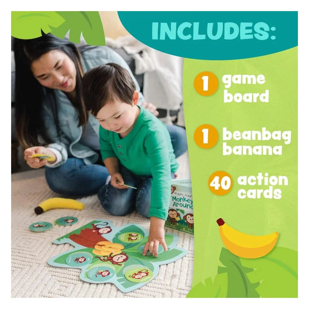 Peaceable Kingdom Monkey Around The Wiggle & Giggle Game - Image 5