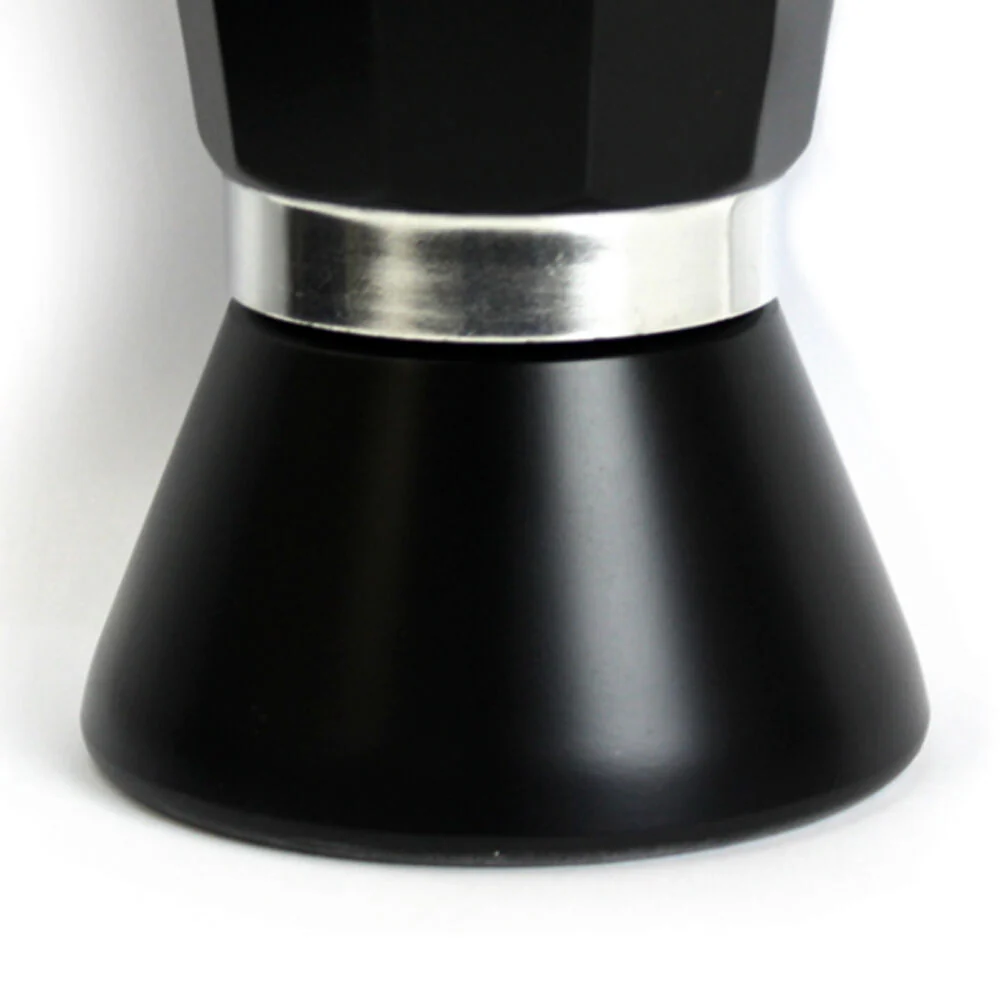 Pezzetti Bellexpress Aluminium 6-Cup Stovetop Induction Coffee Maker Black - Image 3