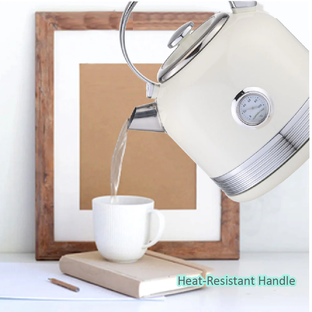 Philex 240V Cordless Stainless Steel Electric Kettle (White) - Image 5
