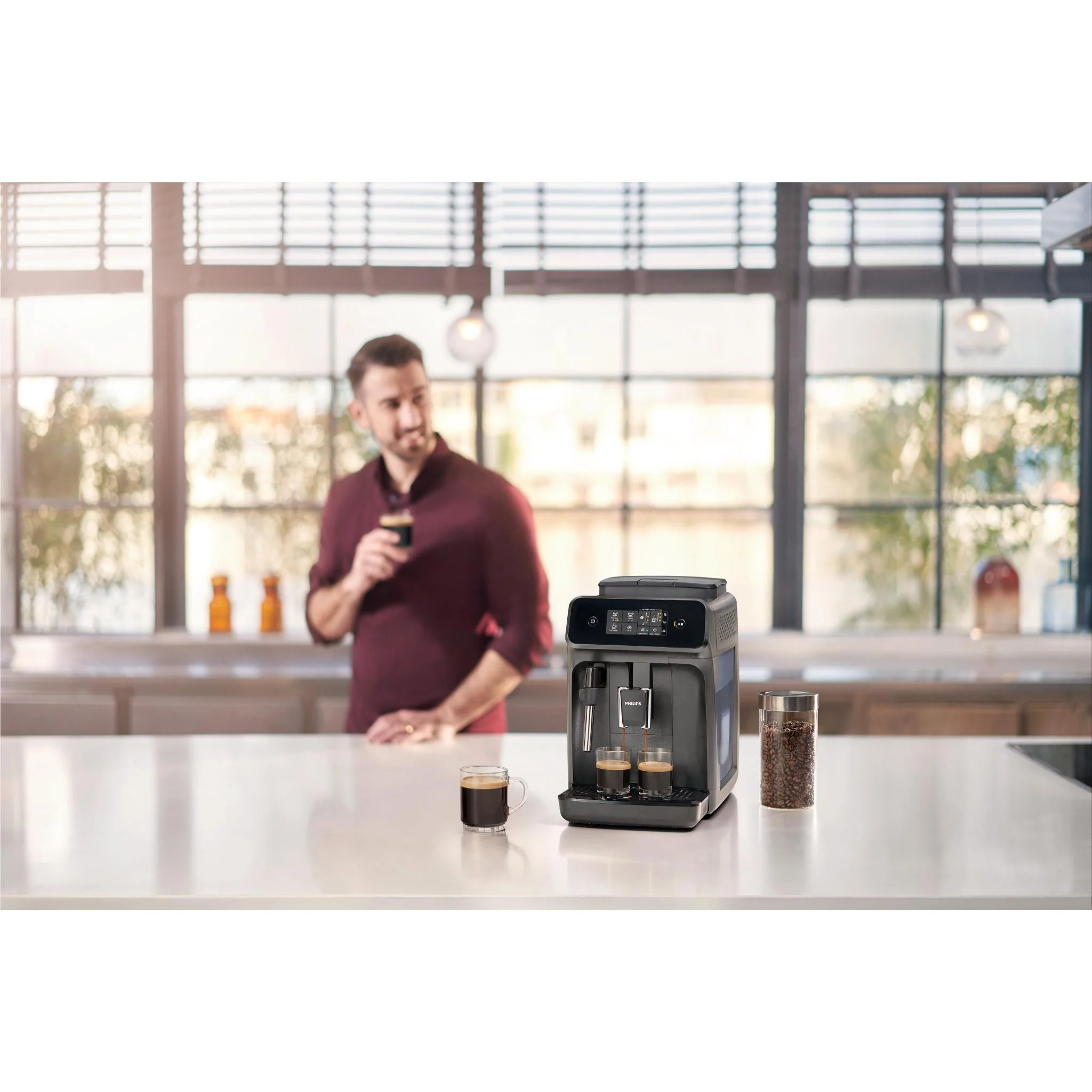 Philips 1200 Series Classic Frother Full Automatic Coffee Machine - Image 4