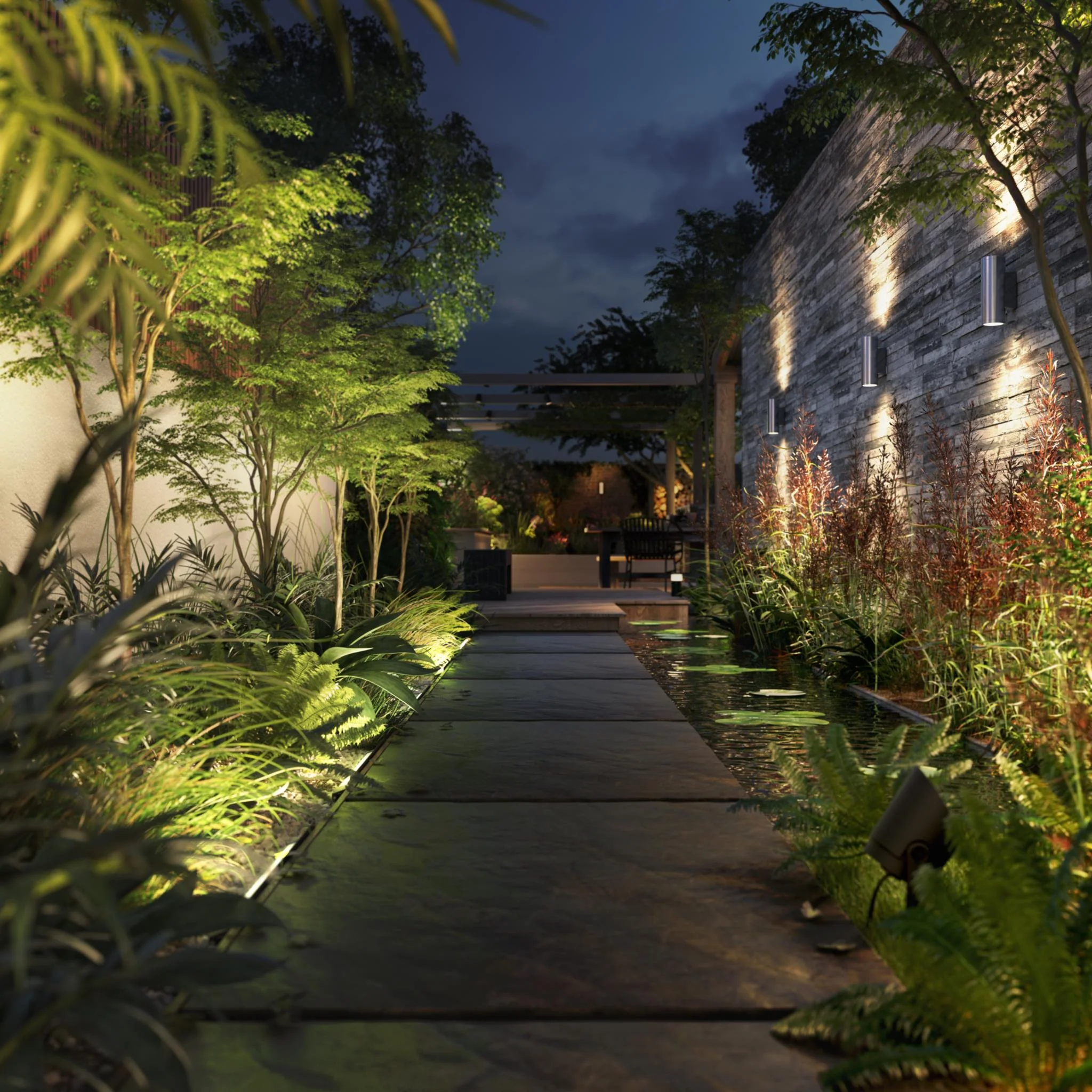 Philips Amarant Linear Outdoor Light Bar - Image 11