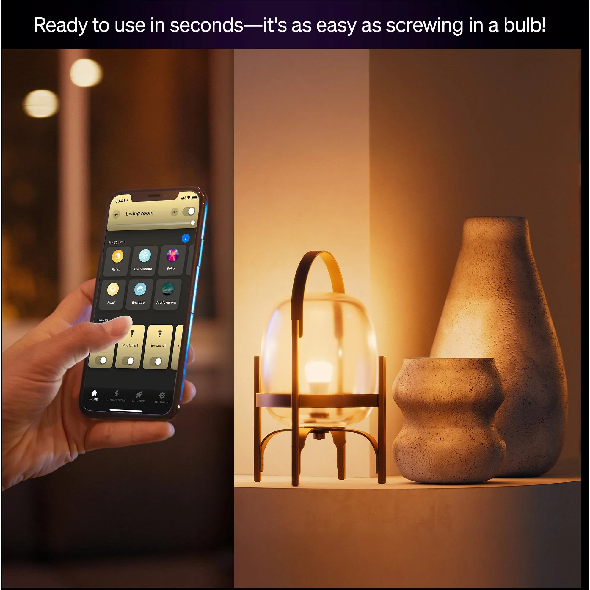 Philips Hue 100W A67 Colour Bulb (E27) - Image 8
