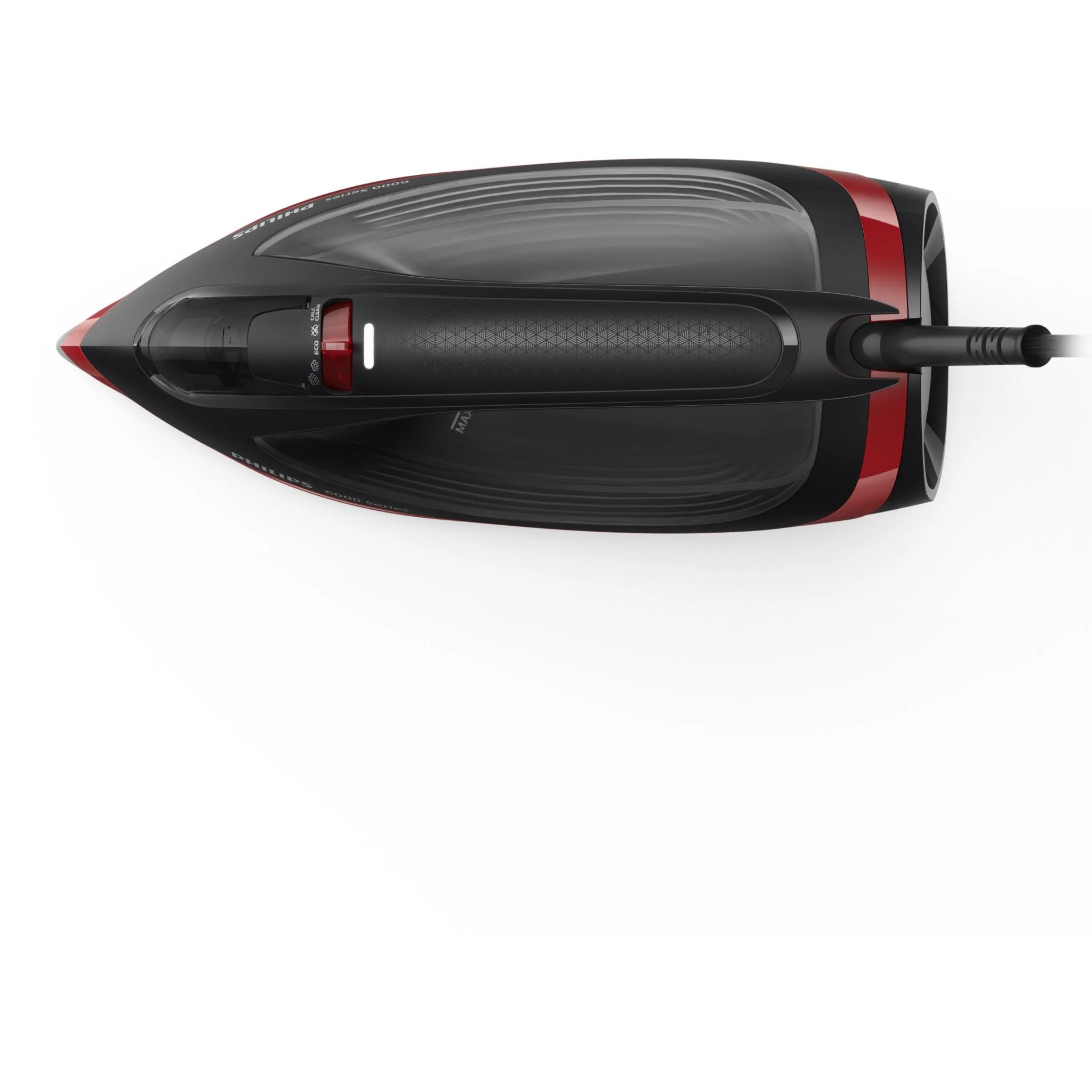 Philips OptimalTEMP 6000 Series Steam Iron (Red/Black) - Image 4