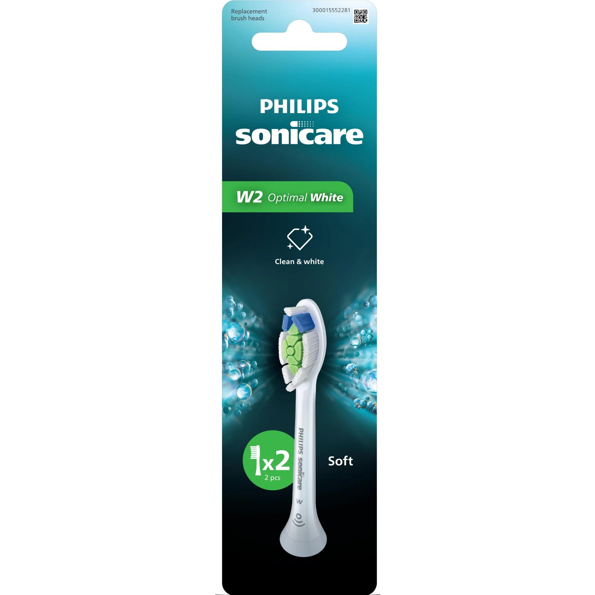 Philips Sonicare W2 Optimal White Brush Head White (2 Pack) - Image 4