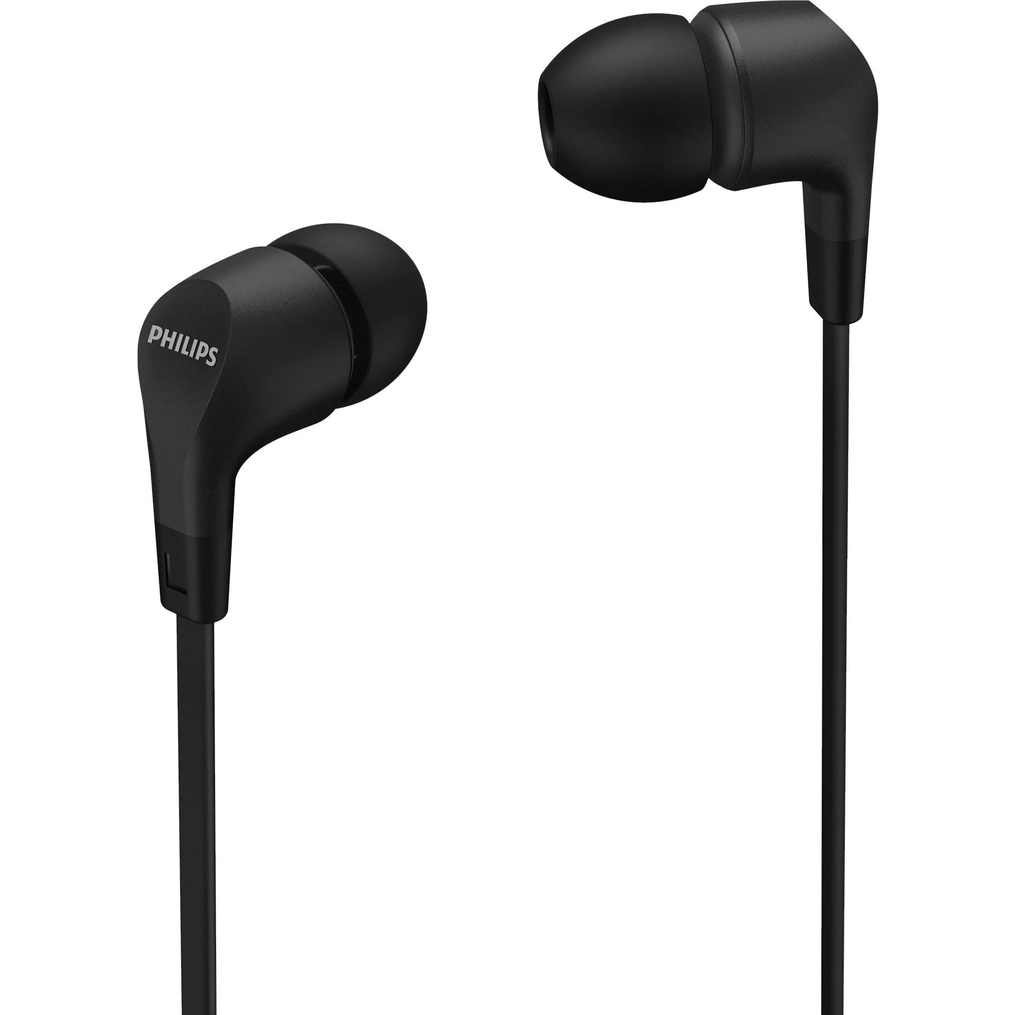 Philips TAE1105 Wired Gel Earbuds (Black) - Image 5