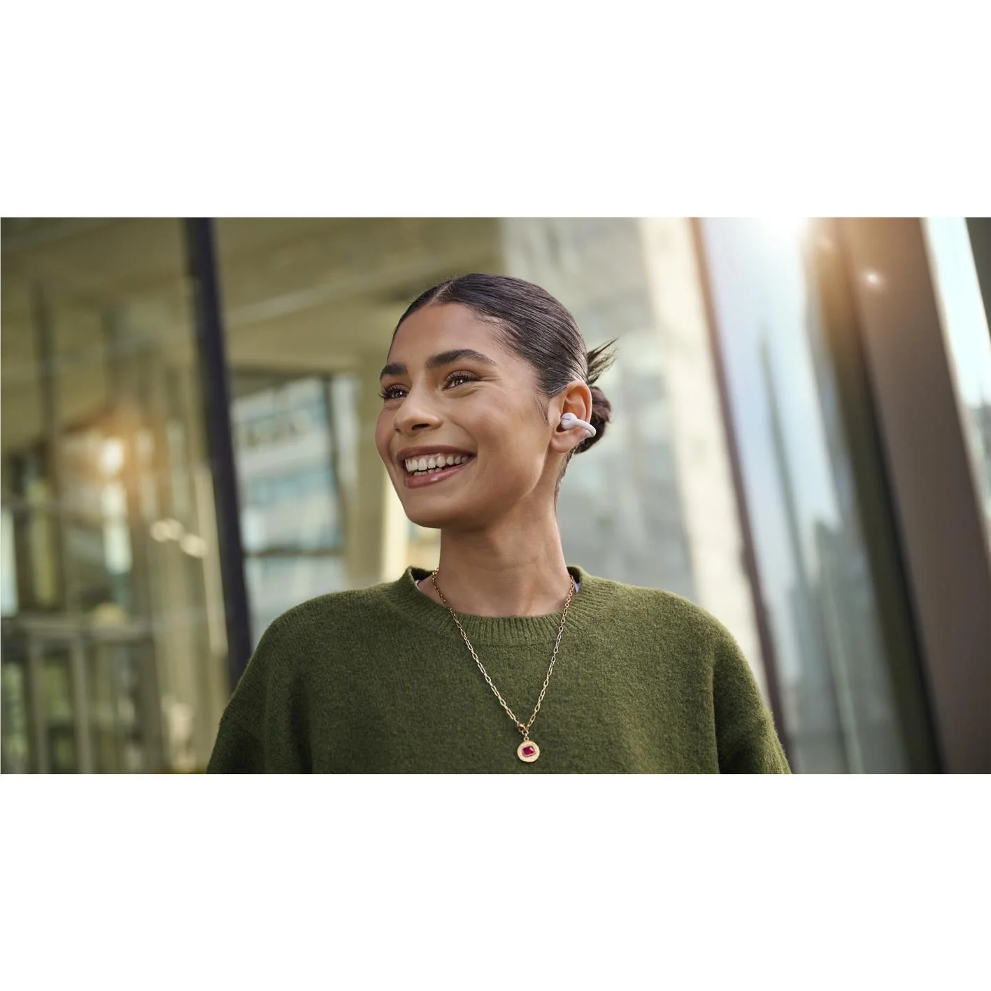Philips TAQ2000 True Wireless Open-Ear Headphones (White) - Image 11