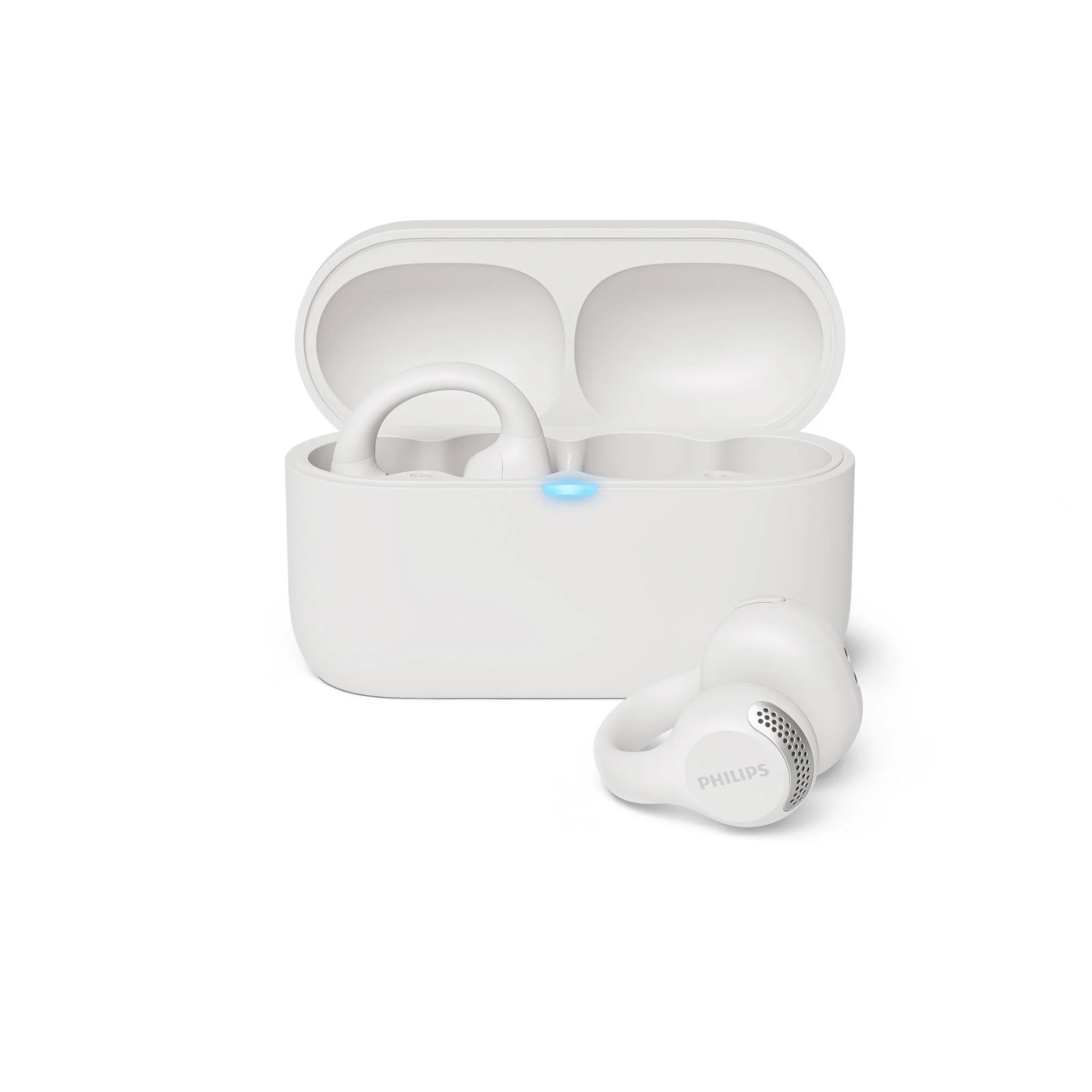 Philips TAQ2000 True Wireless Open-Ear Headphones (White) - Image 2