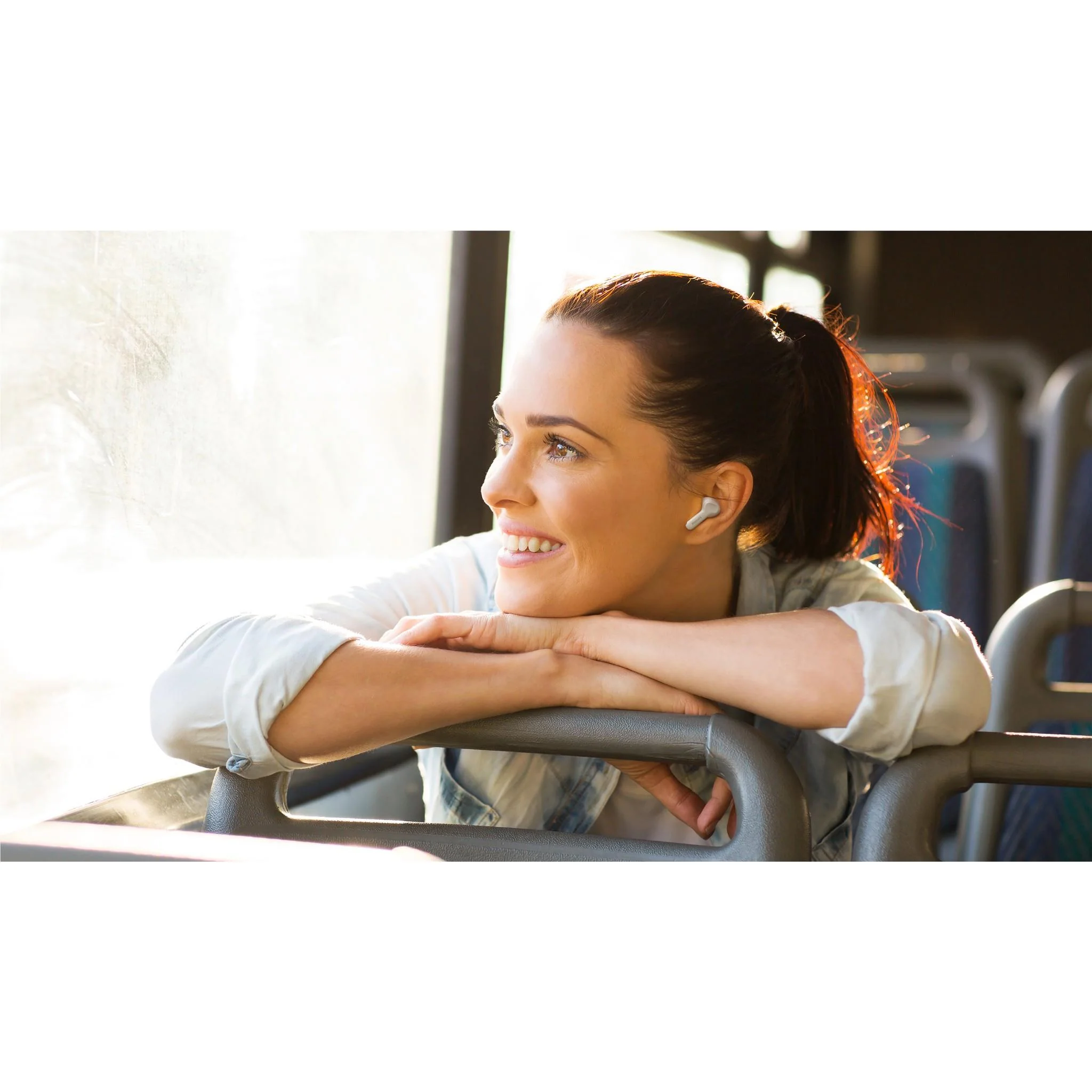 Philips TAT1109 True Wireless In-Ear Headphones (White) - Image 8