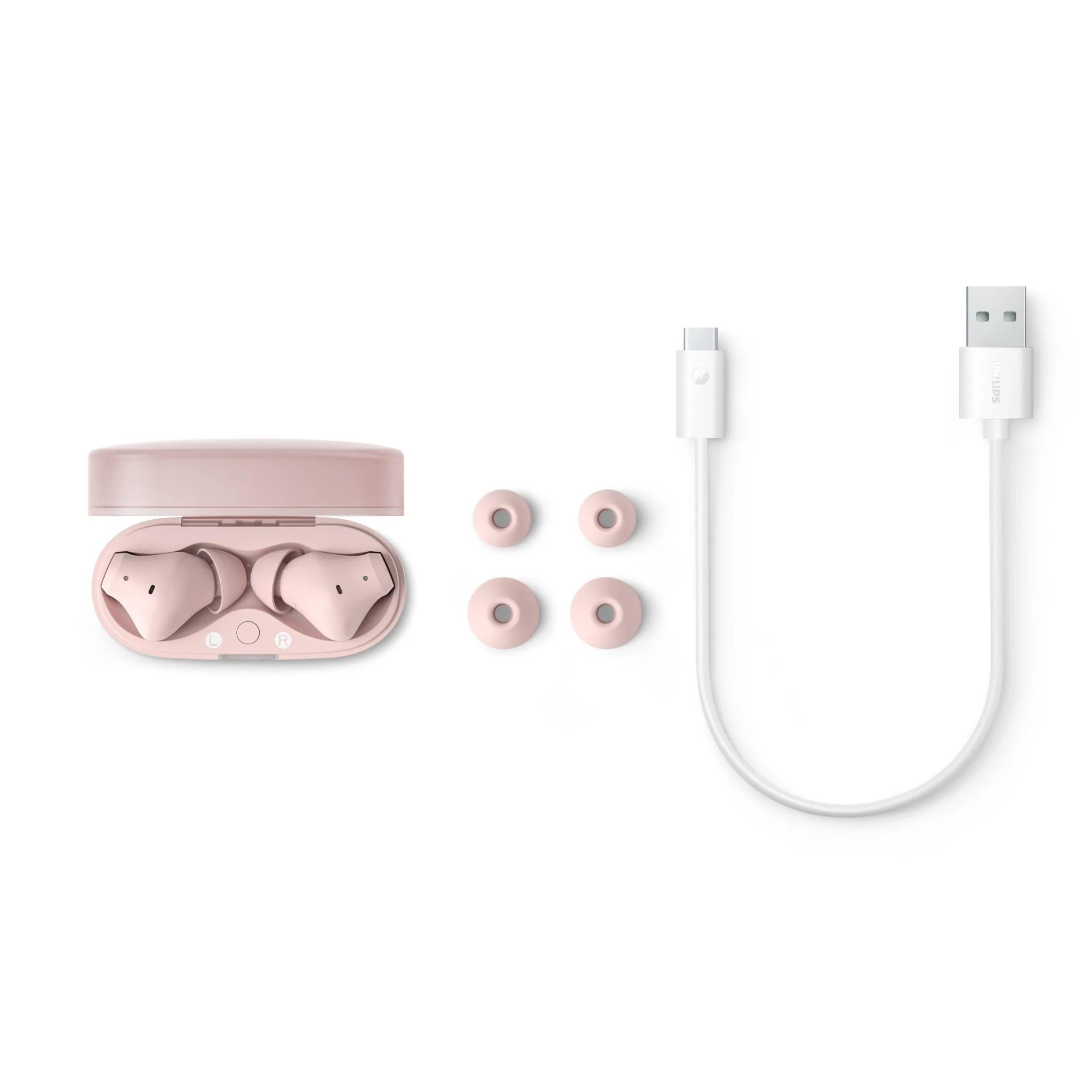 Philips TAT2000 True Wireless Earbuds (Pink) - Image 9