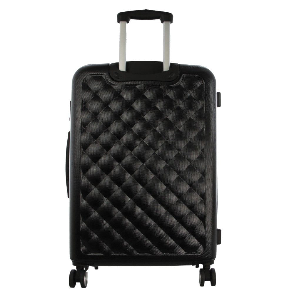 Pierre Cardin 4 Wheel Medium Hard-Shell TSA Lock Travel Luggage 70cm Black - Image 4