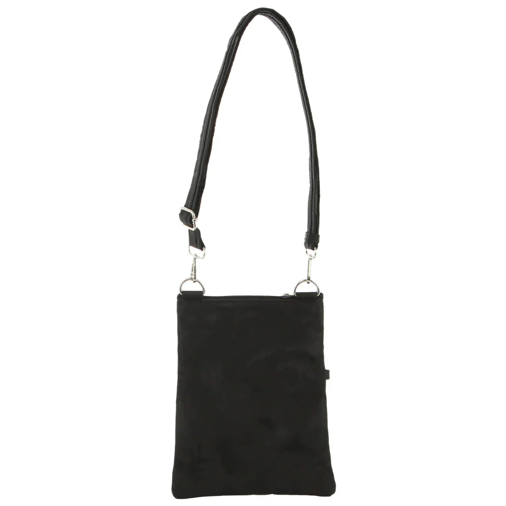 Pierre Cardin Anti-Theft Cross Body Bag - Black/Camo - Image 4