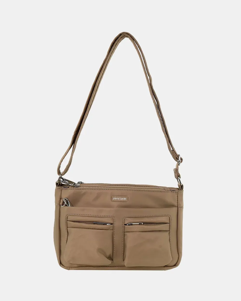 Pierre Cardin Anti-Theft Cross Body Bag Slash Proof RFID Blocking - Camel - Image 3