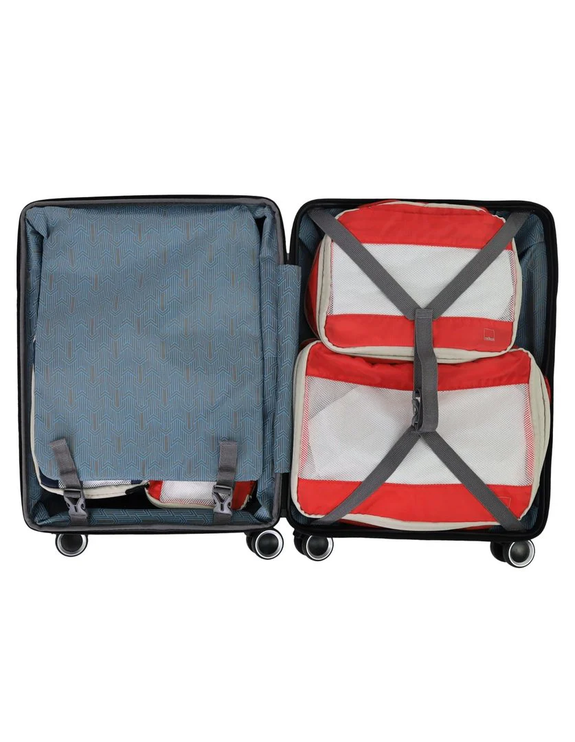 Pierre Cardin Cabin 56L Travel Hard Shell Case Travel Luggage (Taupe) - Image 2