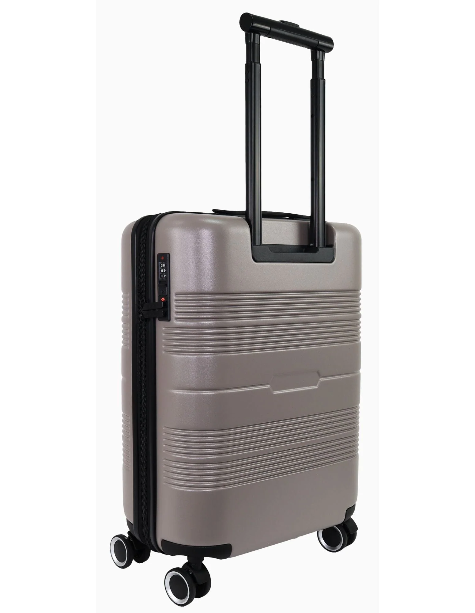 Pierre Cardin Cabin 56L Travel Hard Shell Case Travel Luggage (Taupe) - Image 8