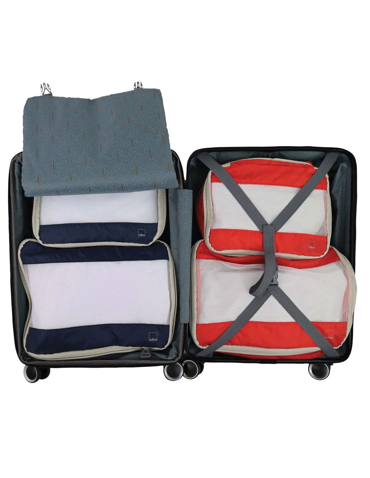 Pierre Cardin Cabin 56L Travel Hard Shell Case Travel Luggage (Teal) - Image 10