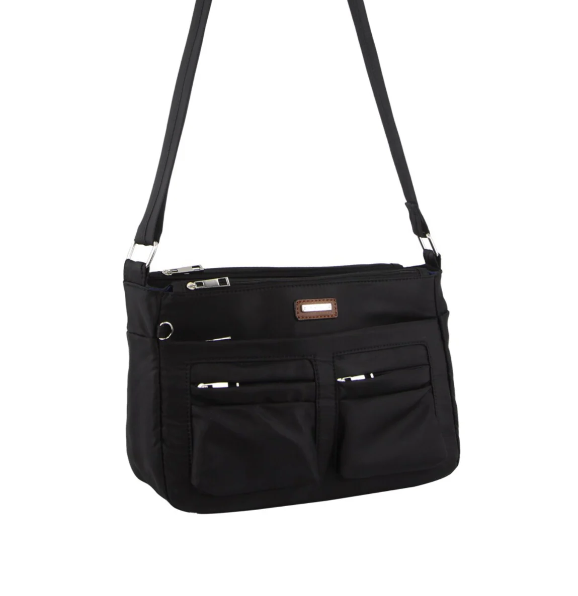 Pierre Cardin Casual Anti-Theft Cross Body Bag RFID Blocking Two-Tone (Black) - Image 2