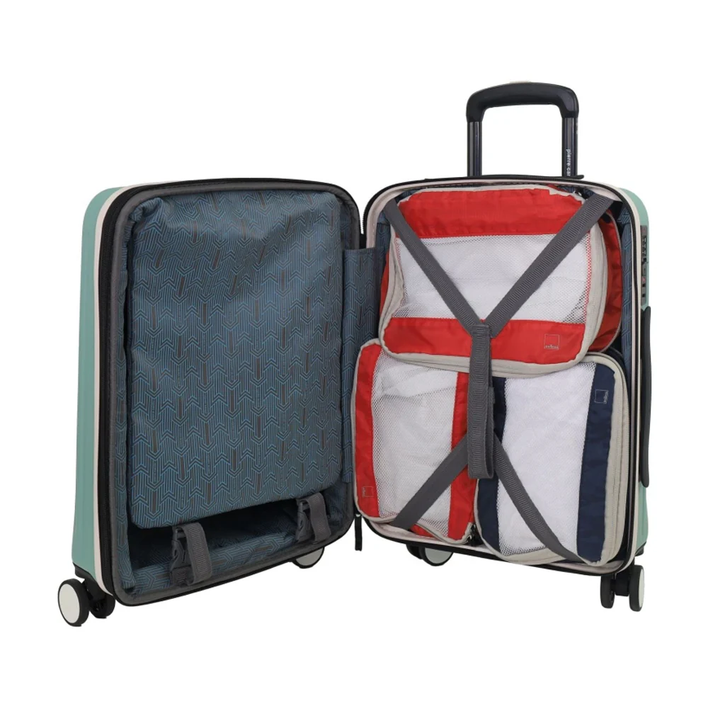 Pierre Cardin Classic Cabin 56L Hard Shell Case Travel Luggage (Mint) - Image 2