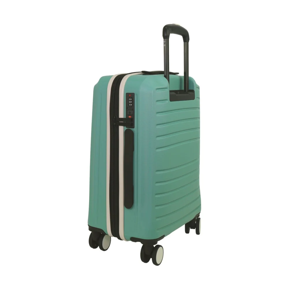 Pierre Cardin Classic Cabin 56L Hard Shell Case Travel Luggage (Mint) - Image 3