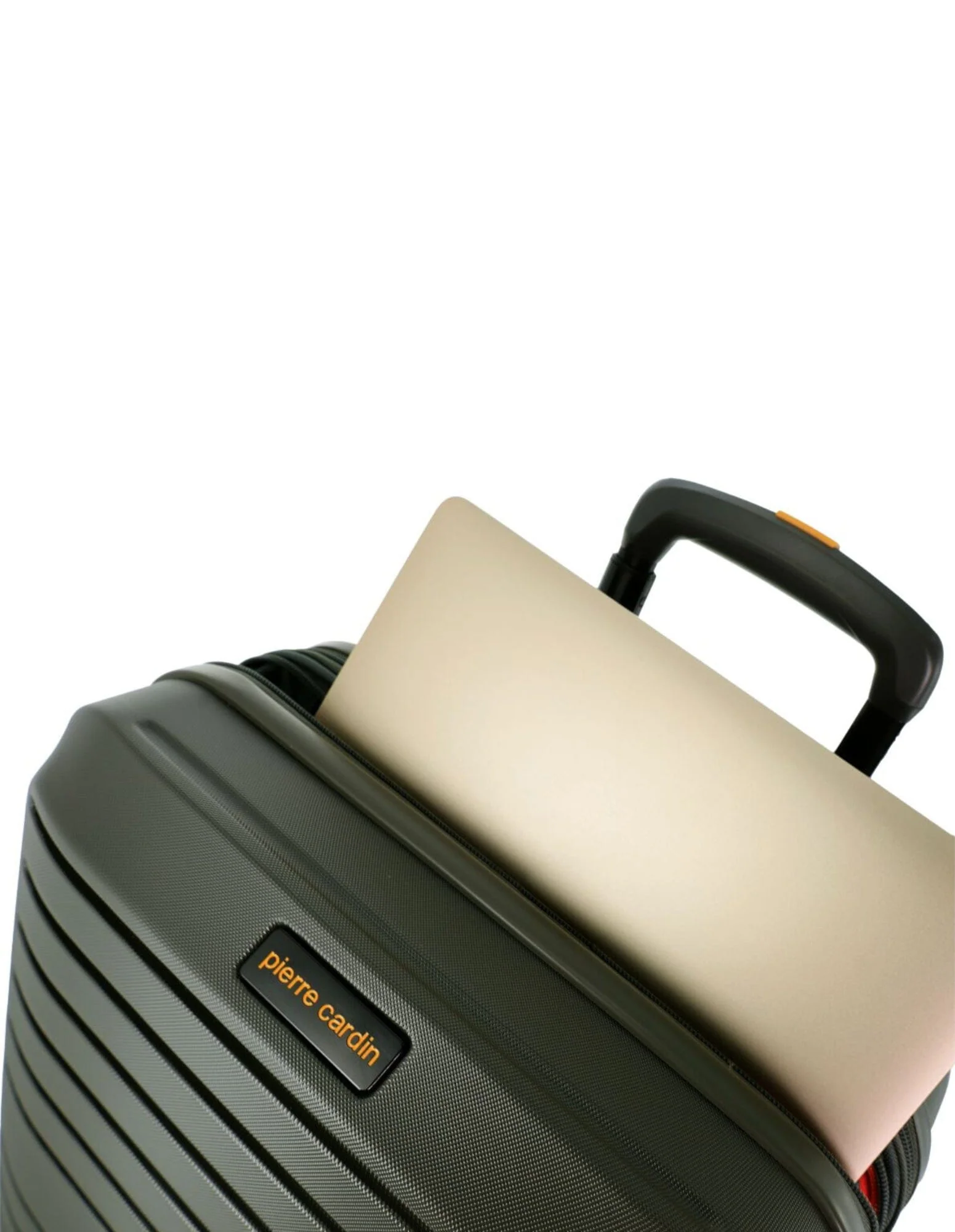 Pierre Cardin Classic Cabin 56L Hard Shell Case Travel Luggage (Olive) - Image 9