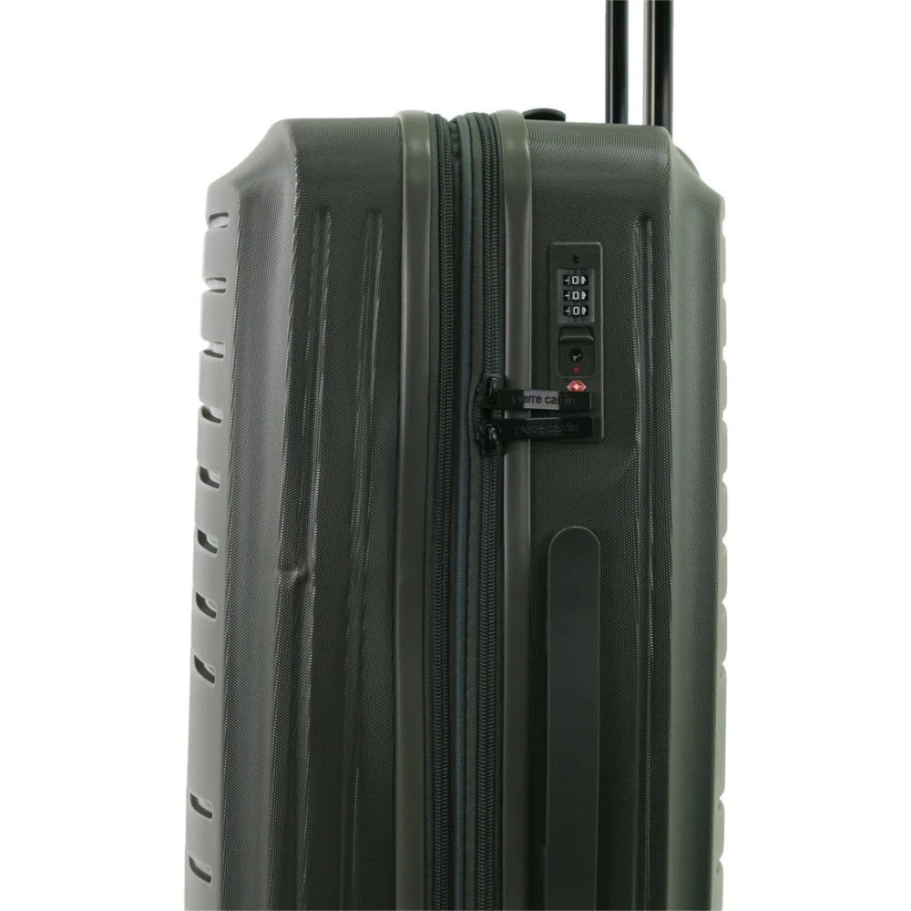Pierre Cardin Classic Large 163L Hard Shell Case Travel Luggage (Olive) - Image 6