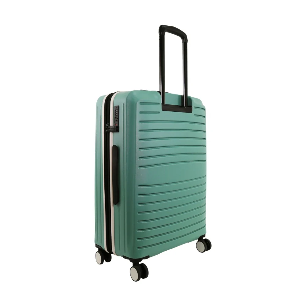 Pierre Cardin Classic Medium 113L Hard Shell Case Travel Luggage (Mint) - Image 4