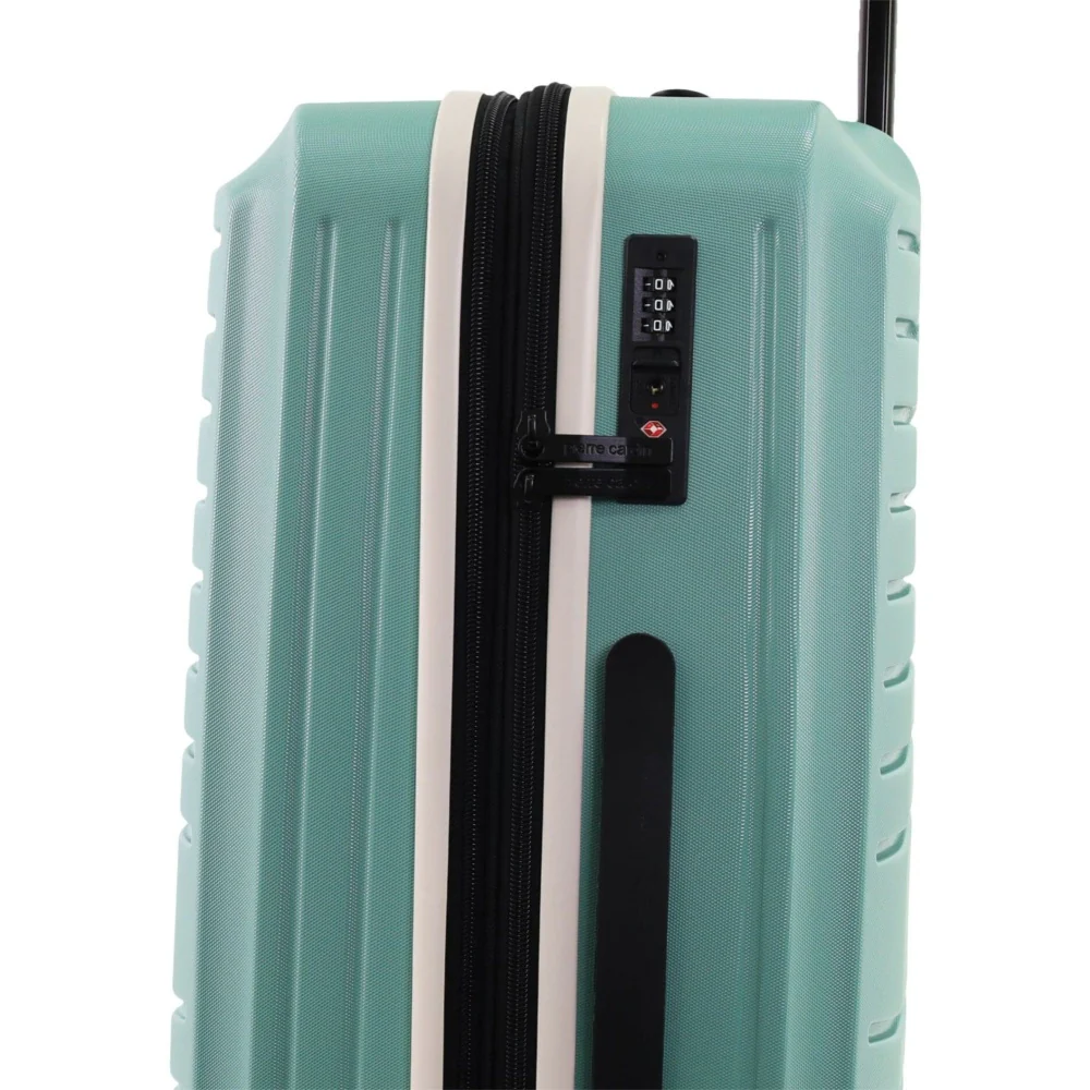 Pierre Cardin Classic Medium 113L Hard Shell Case Travel Luggage (Mint) - Image 5