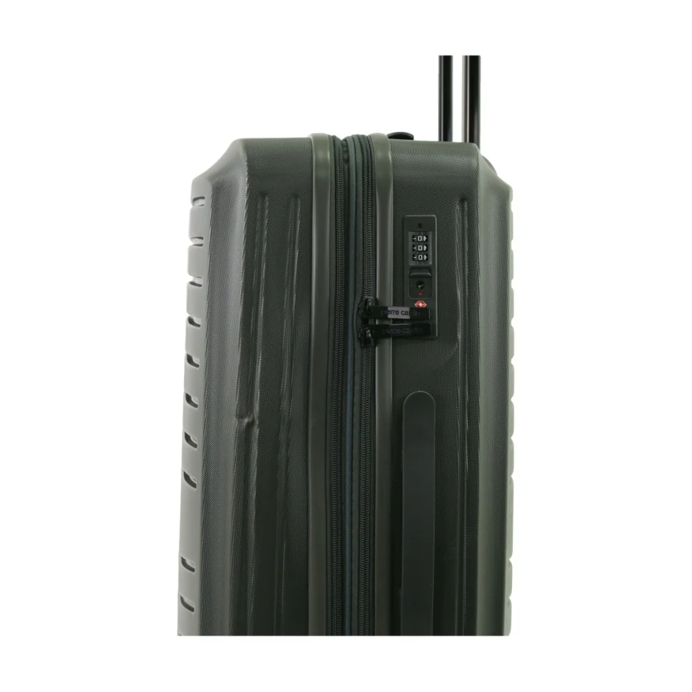 Pierre Cardin Classic Medium 113L Hard Shell Case Travel Luggage (Olive) - Image 5