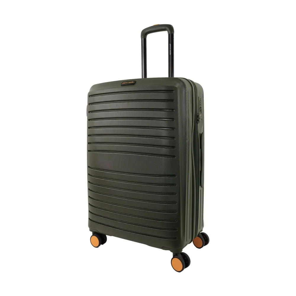 Pierre Cardin Hard Shell Case Classic Set Travel Luggage (Olive) [3-Pieces] - Image 7