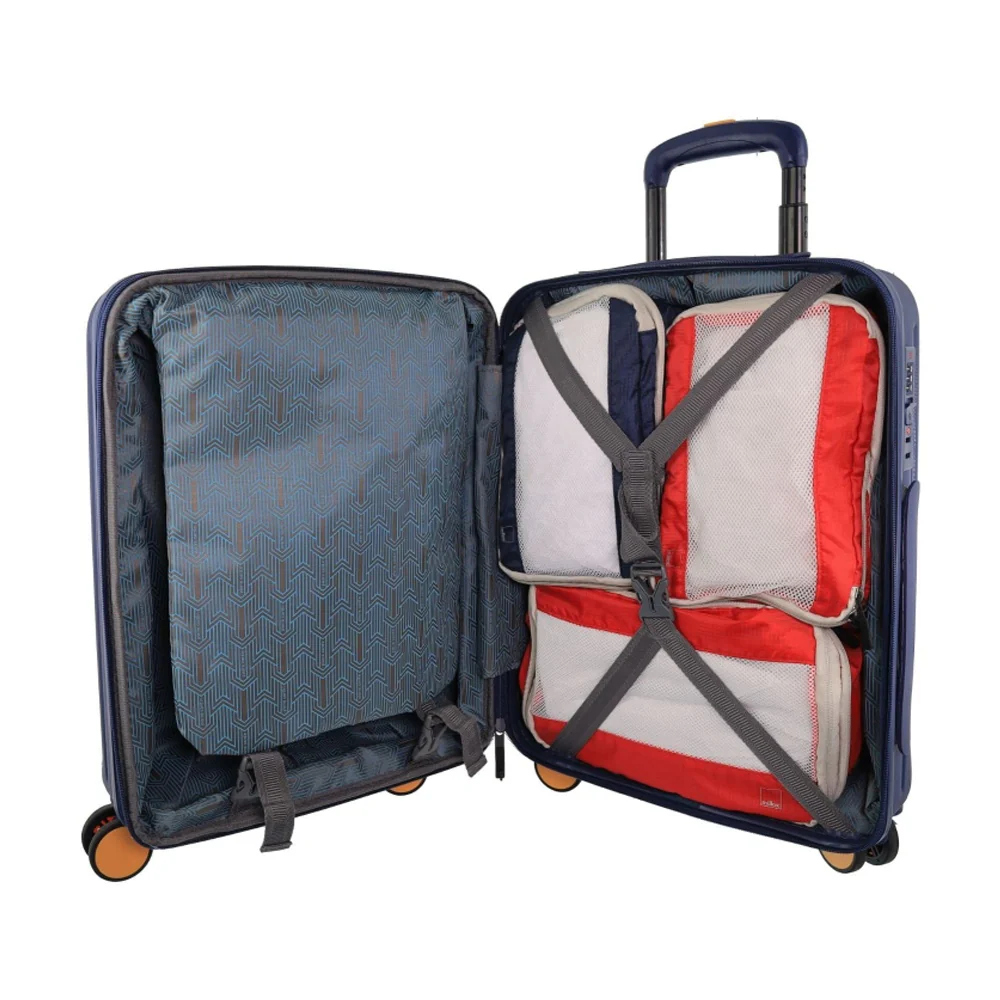 Pierre Cardin Hardshell Luggage Set 3pc (Navy) - Image 3