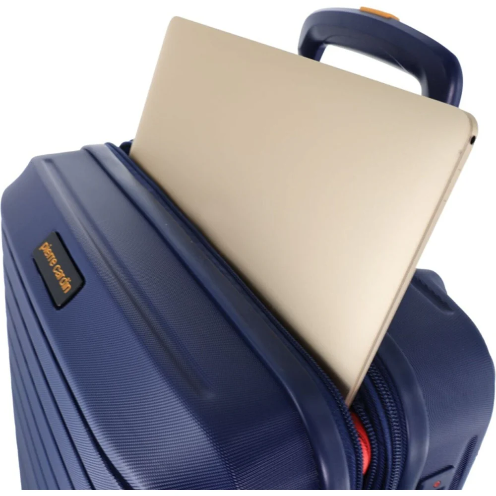 Pierre Cardin Hardshell Luggage Set 3pc (Navy) - Image 7