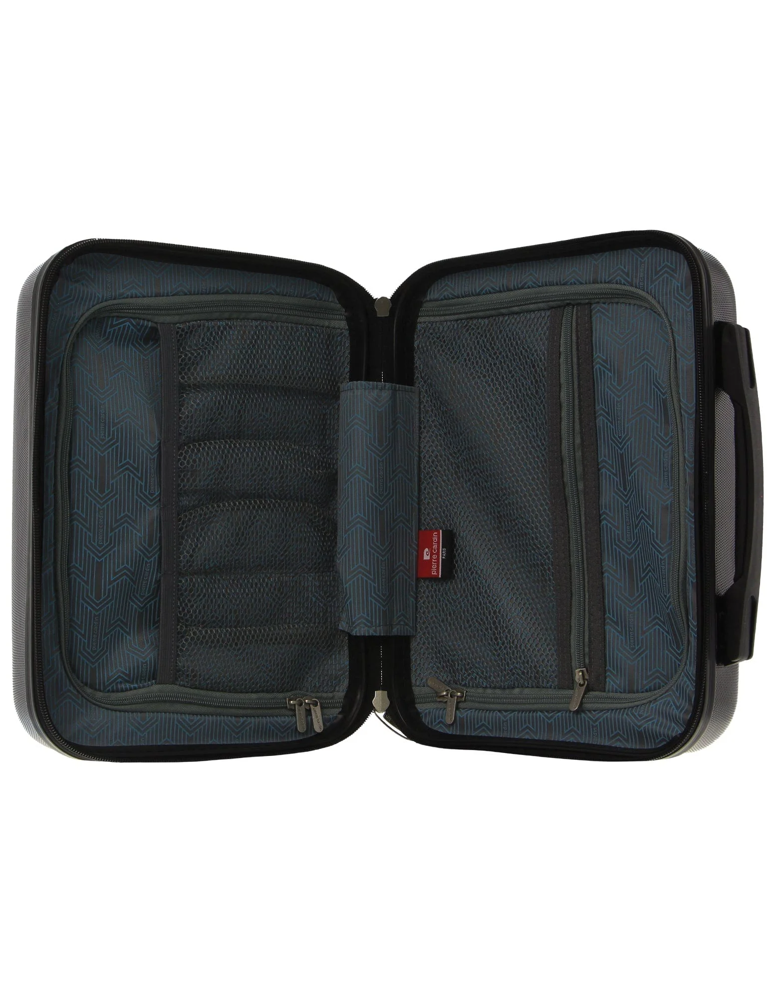 Pierre Cardin Large Hard-Shell Suitcase & Mini Beauty Travel Case w/ Tag Black - Image 6