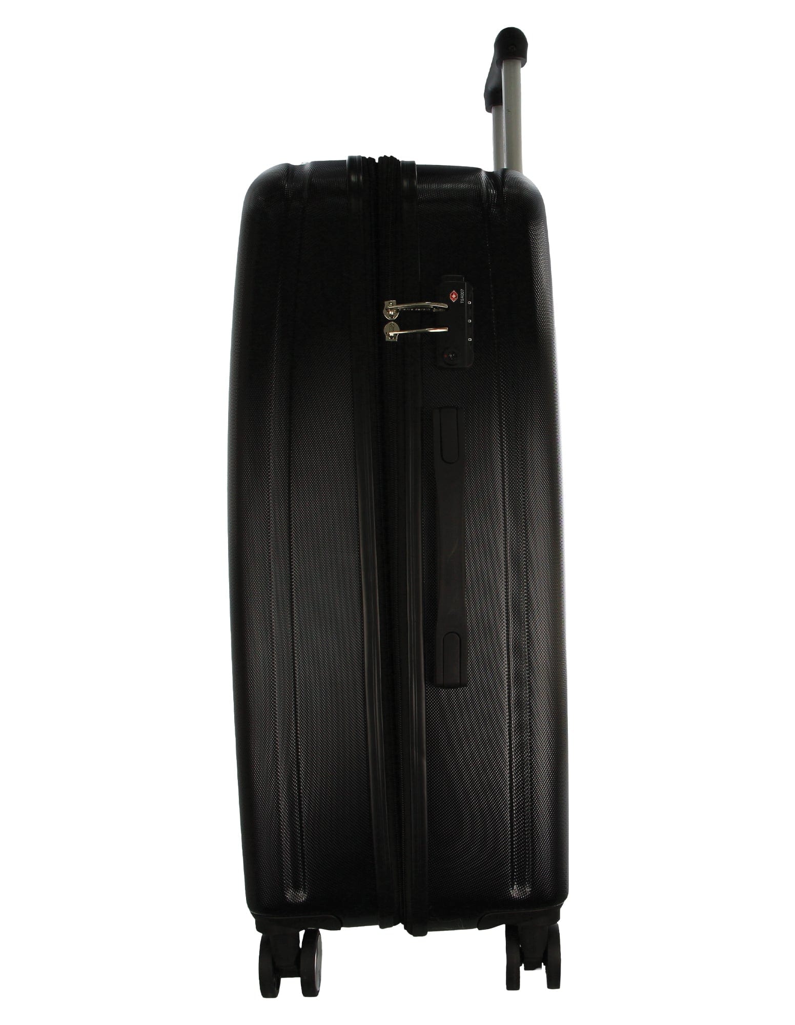 Pierre Cardin Large Hard-Shell Suitcase & Mini Beauty Travel Case w/ Tag Black - Image 9