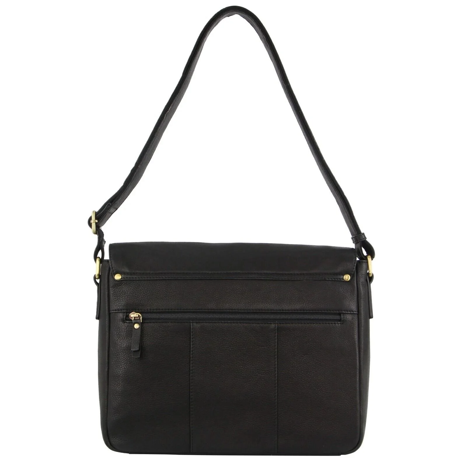 Pierre Cardin Leather Business Bag in Black & Organizer Cross Body in Black/Navy - Image 6