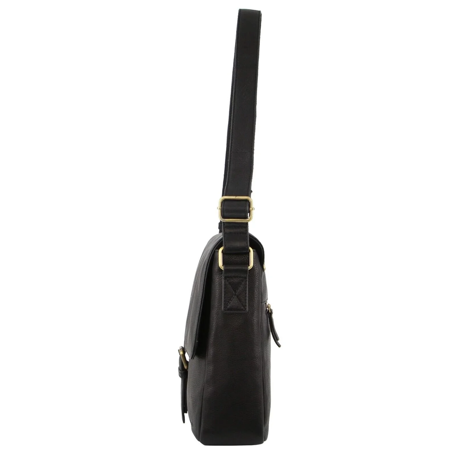 Pierre Cardin Leather Business Bag in Black & Organizer Cross Body in Black/Navy - Image 7