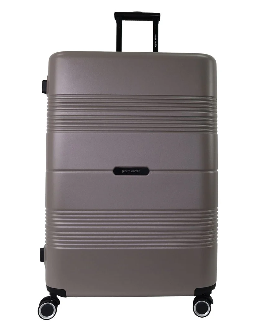 Pierre Cardin Medium 113L Travel Hard Shell Case Travel Luggage (Taupe) - Image 3