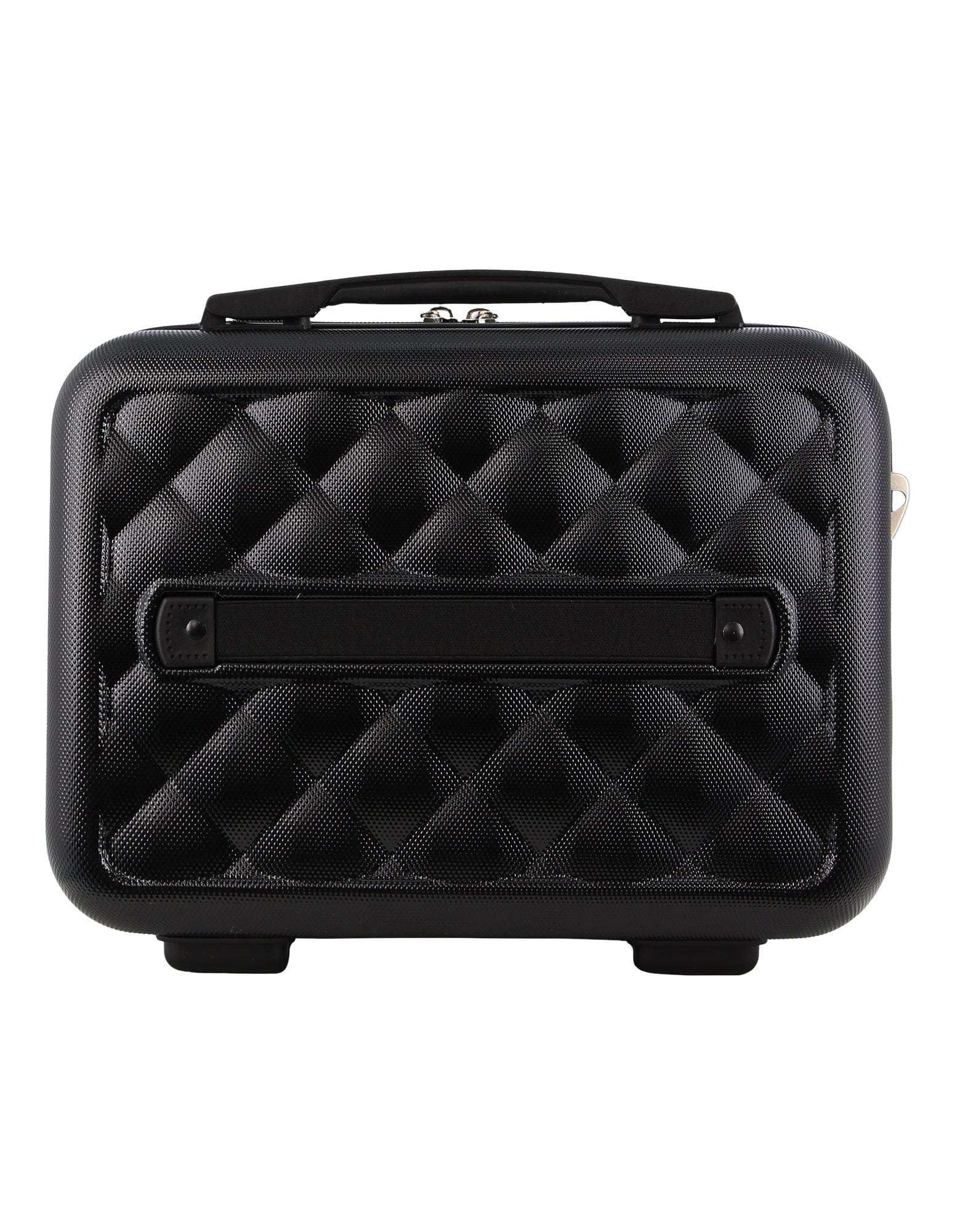 Pierre Cardin Medium Hard-Shell Suitcase & Mini Beauty Case Set w/ Tag Black - Image 4