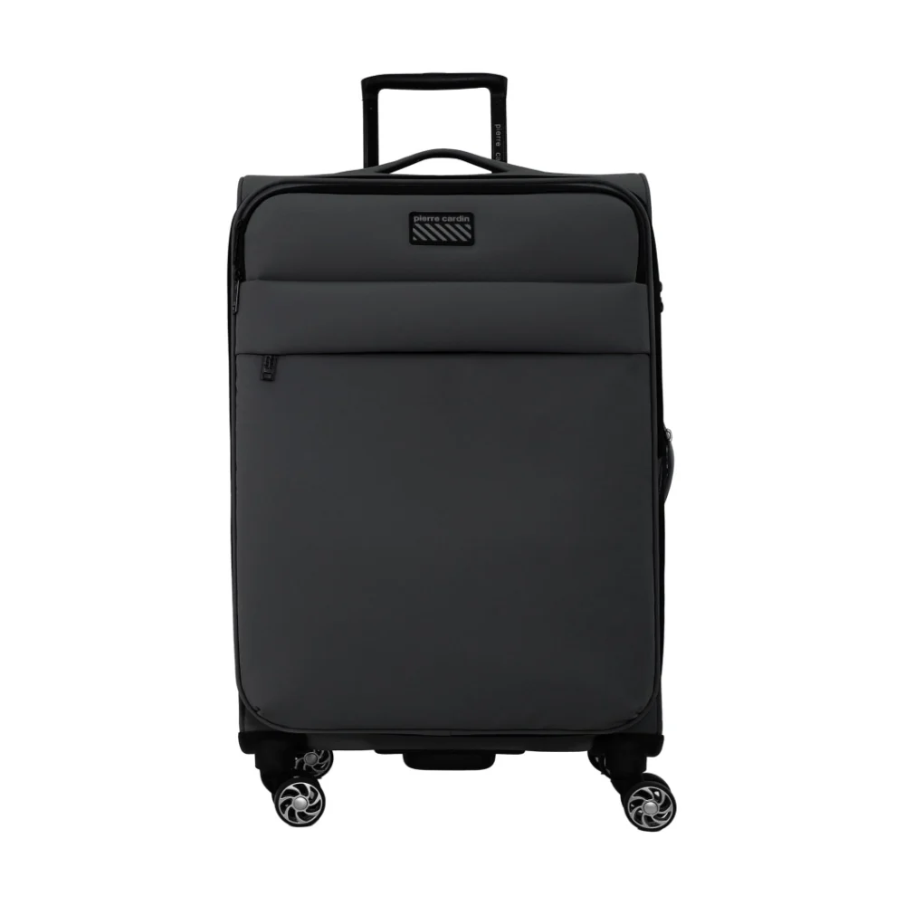 Pierre Cardin Medium Spinner Suitcase (Charcoal) - Image 3