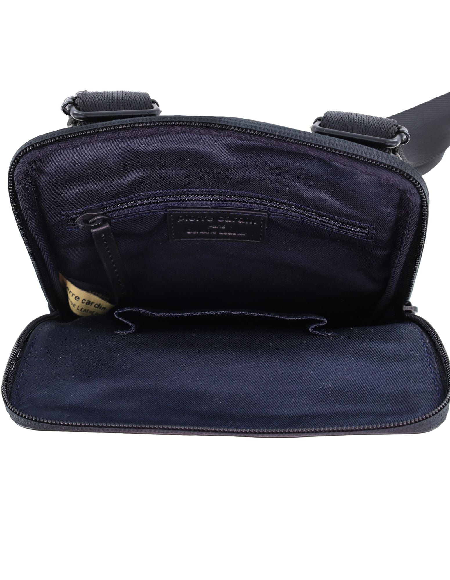Pierre Cardin Men's Leather Casual Shoulder Crossbody Bag 18x24cm Black - Image 5