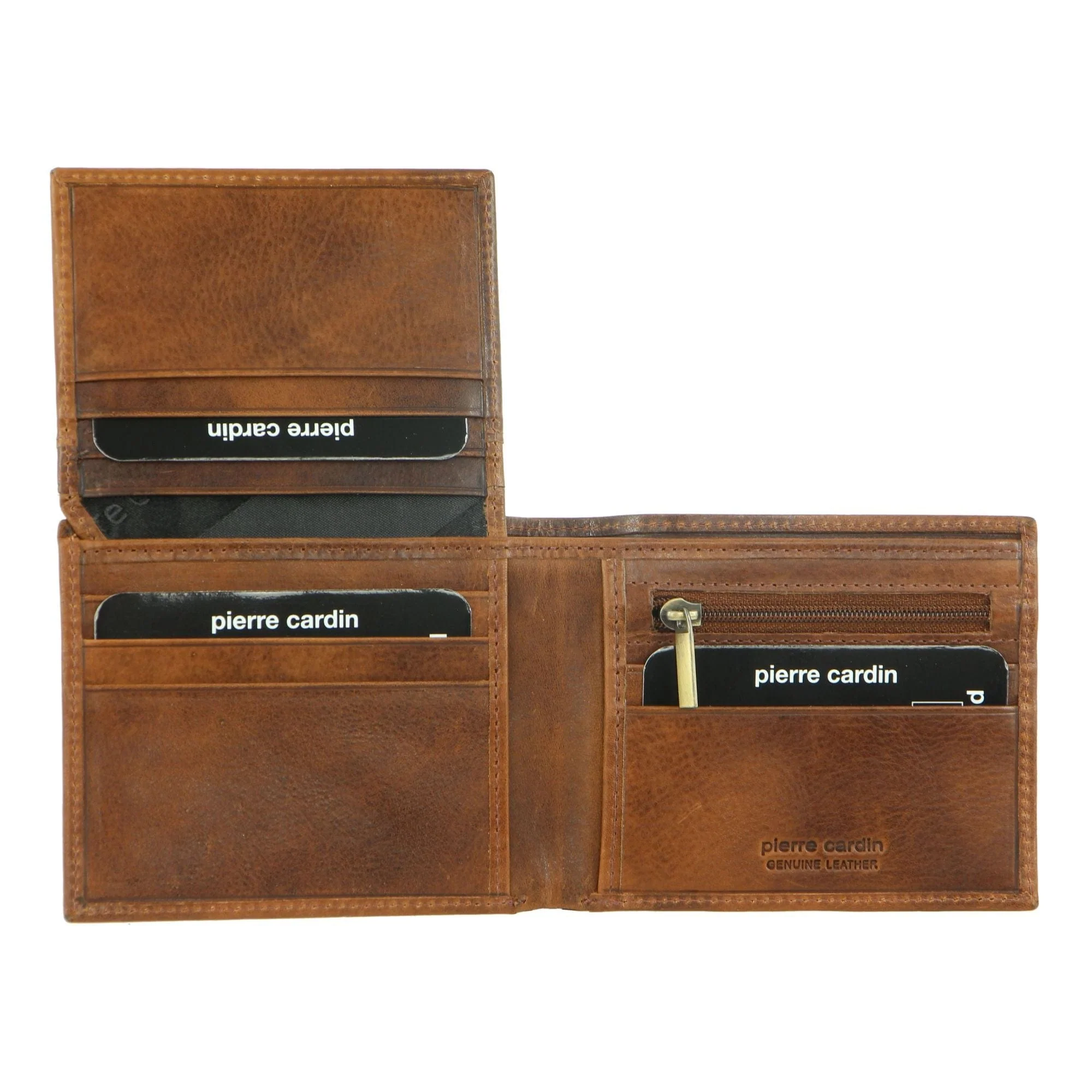 Pierre Cardin Men's Leather RFID Wallet - Cognac - Image 5