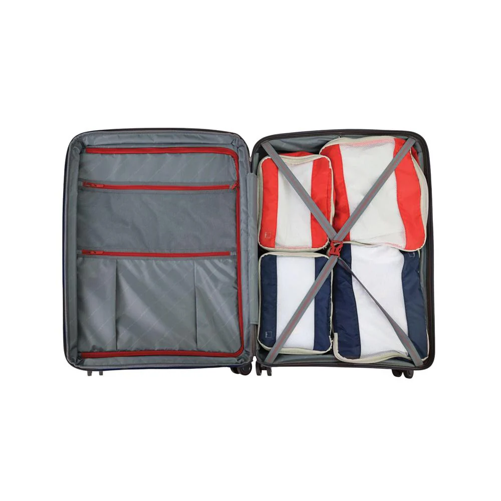 Pierre Cardin Normandy Cabin 55L Hard Shell Case Suitcase Travel Luggage Black - Image 2