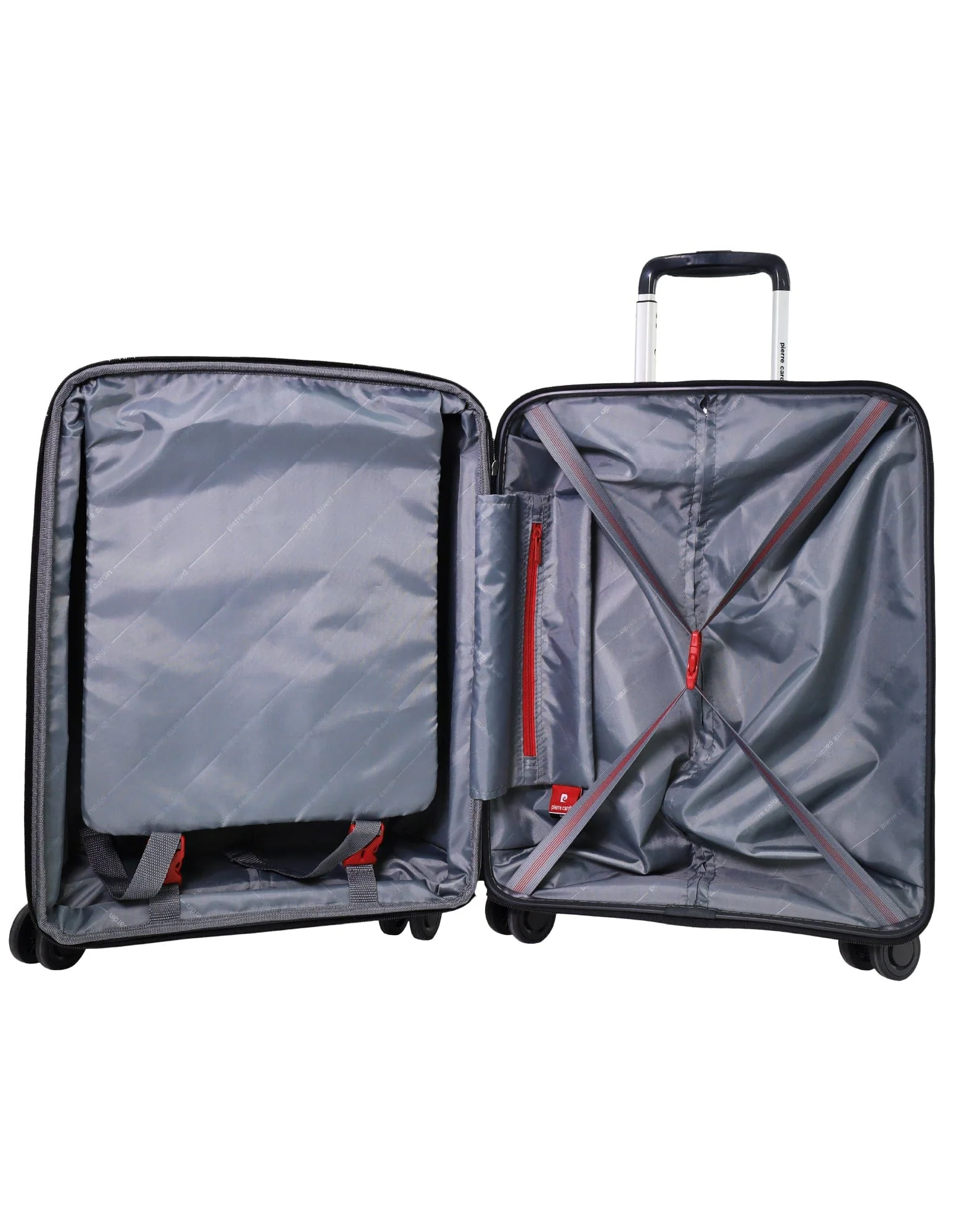 Pierre Cardin Normandy Cabin 55L Hard Shell Case Suitcase Travel Luggage Black - Image 7