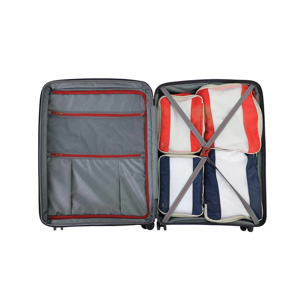 Pierre Cardin Normandy Cabin 55L Hard Shell Case Suitcase Travel Luggage Lilac - Image 2