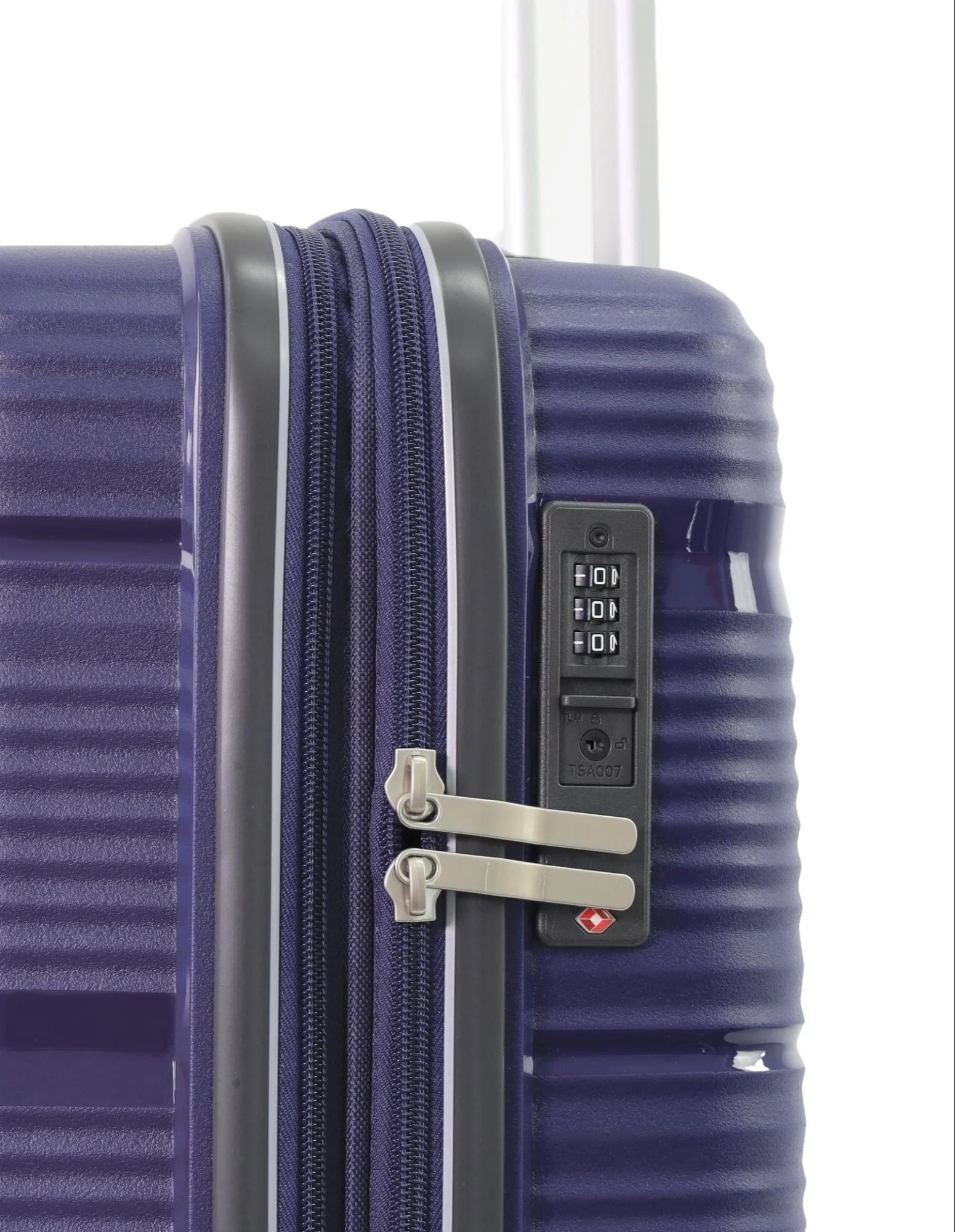 Pierre Cardin Normandy Cabin 55L Hard Shell Case Suitcase Travel Luggage Lilac - Image 7