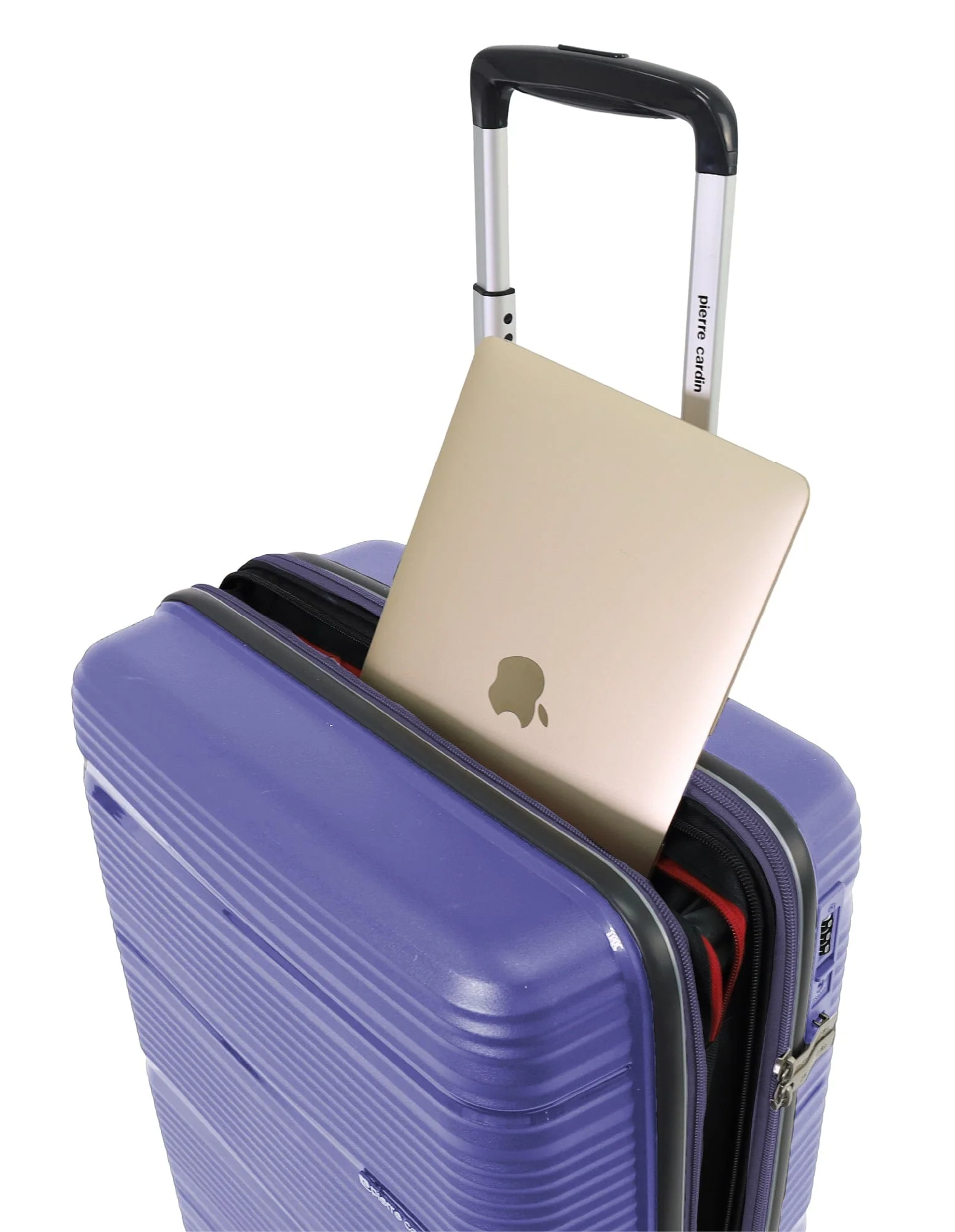 Pierre Cardin Normandy Cabin 55L Hard Shell Case Suitcase Travel Luggage Lilac - Image 9