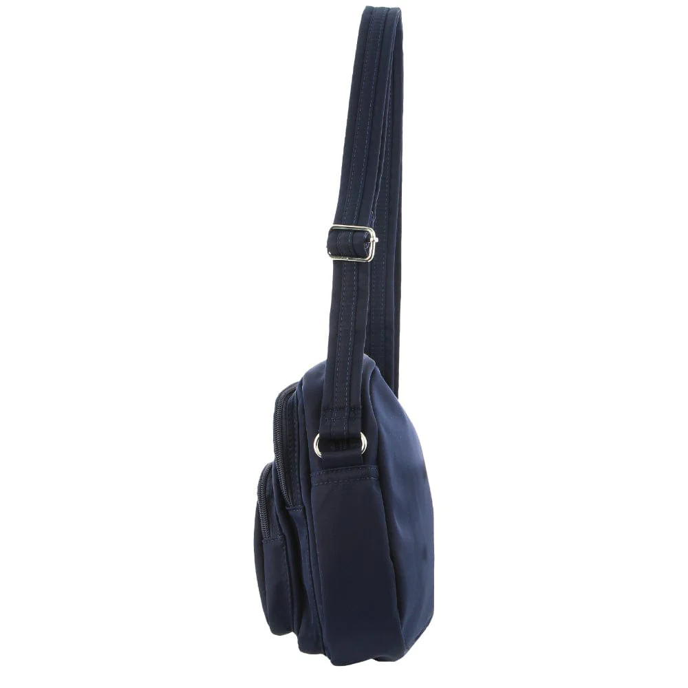 Pierre Cardin Nylon RFID Crossbody Bag - Navy - Image 3