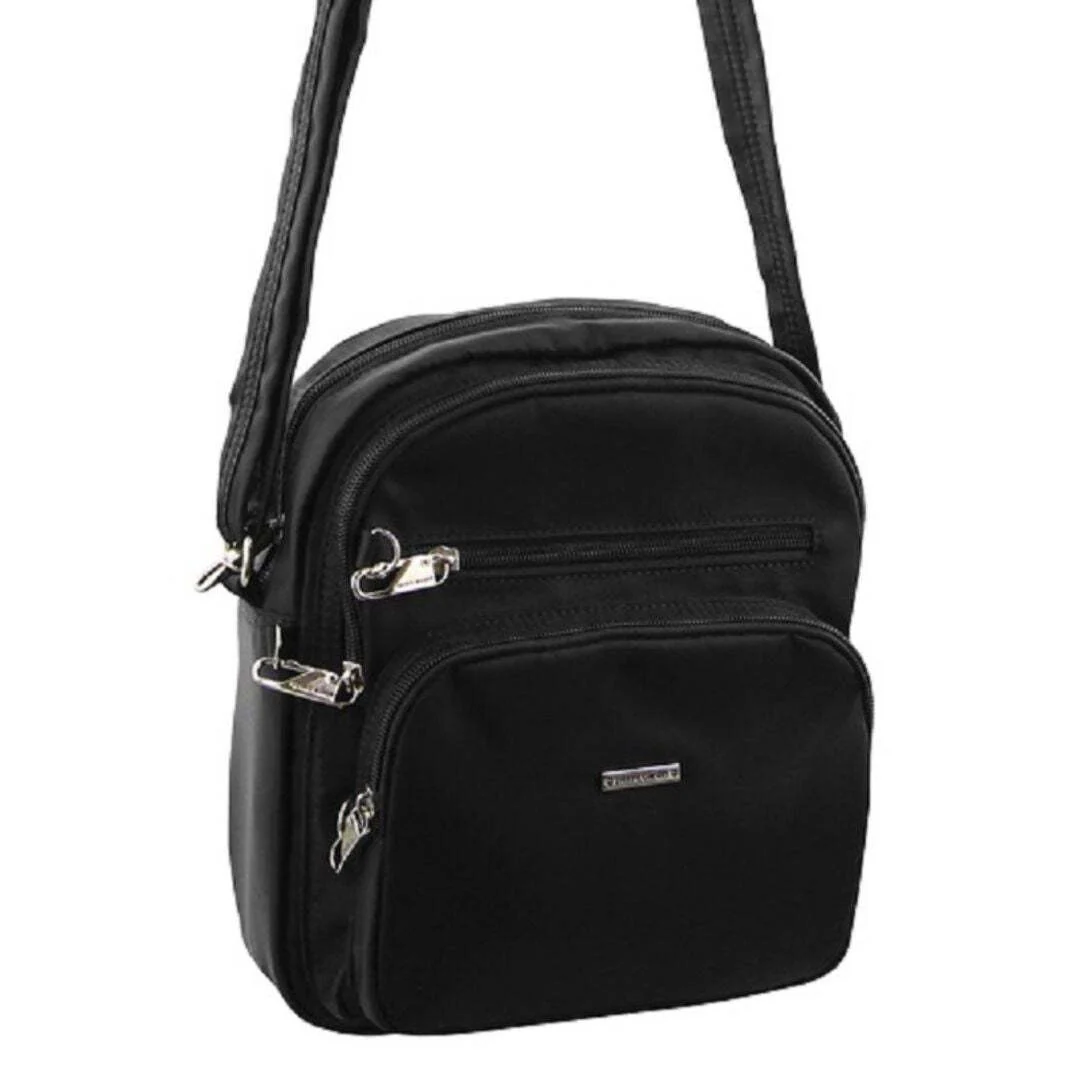 Pierre Cardin RFID Anti-Theft Crossbody Bag (Black) - Image 2
