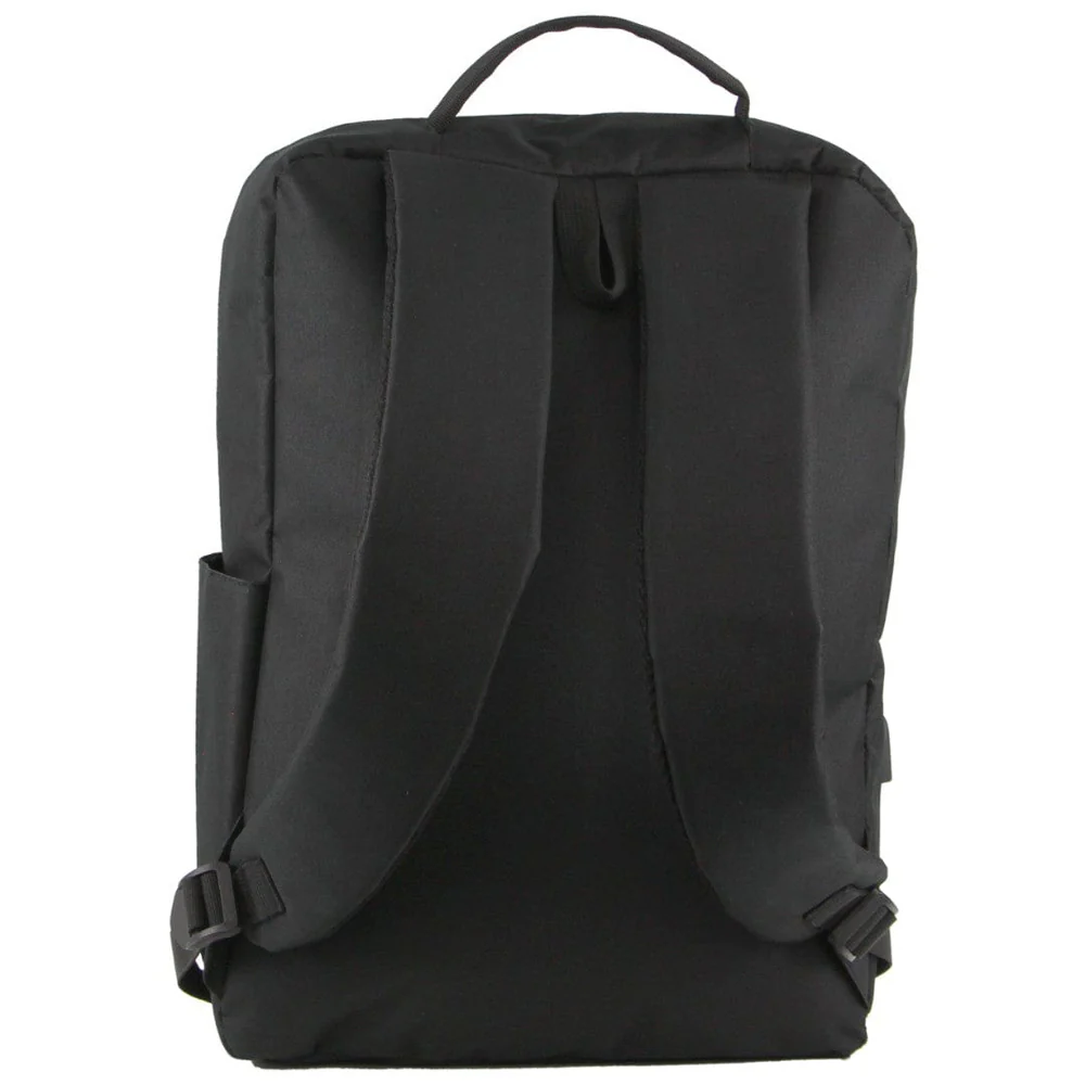 Pierre Cardin Travel Backpack with USB Port - Black - Image 3