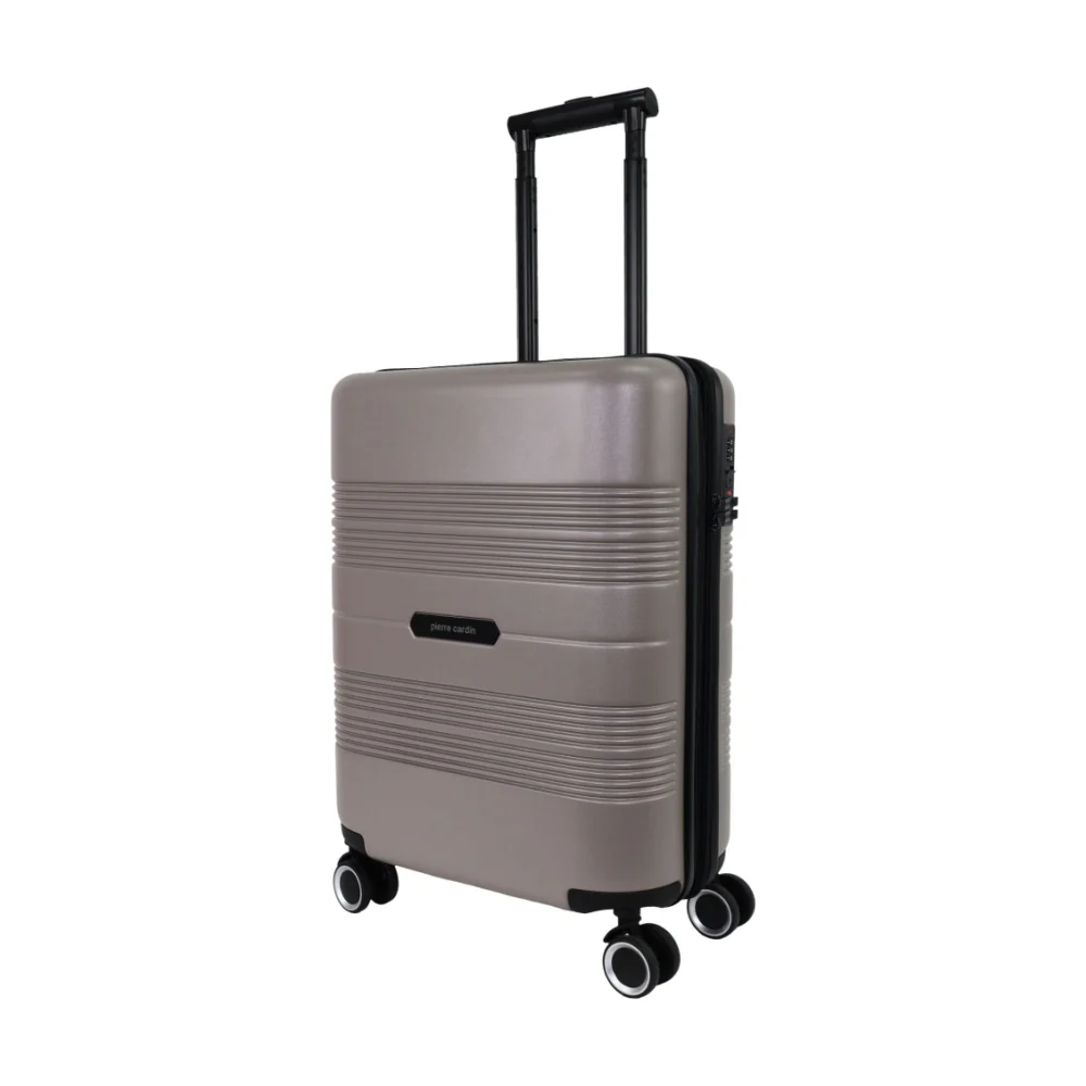 Pierre Cardin Travel Hard Shell Case CABIN/MED/LRG Travel Luggage Set (Tau) [3-Pieces] - Image 2